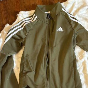 Green adidas sweater